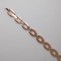 14K White Gold / Rose Gold Stampato Bracelet