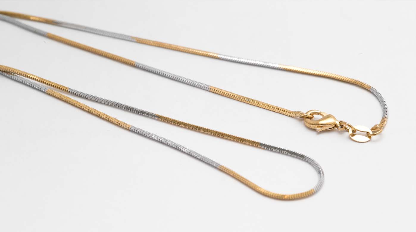 14K Two Tone Gold Chains collections