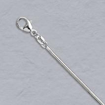 14K White Gold Boa Snake Chain 1.6mm