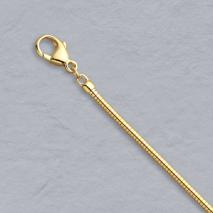 18K Yellow Gold Boa Snake Chain 1.9mm