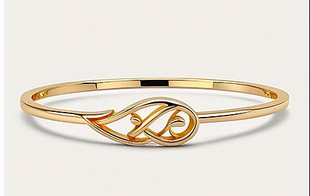 18K Gold Bangles