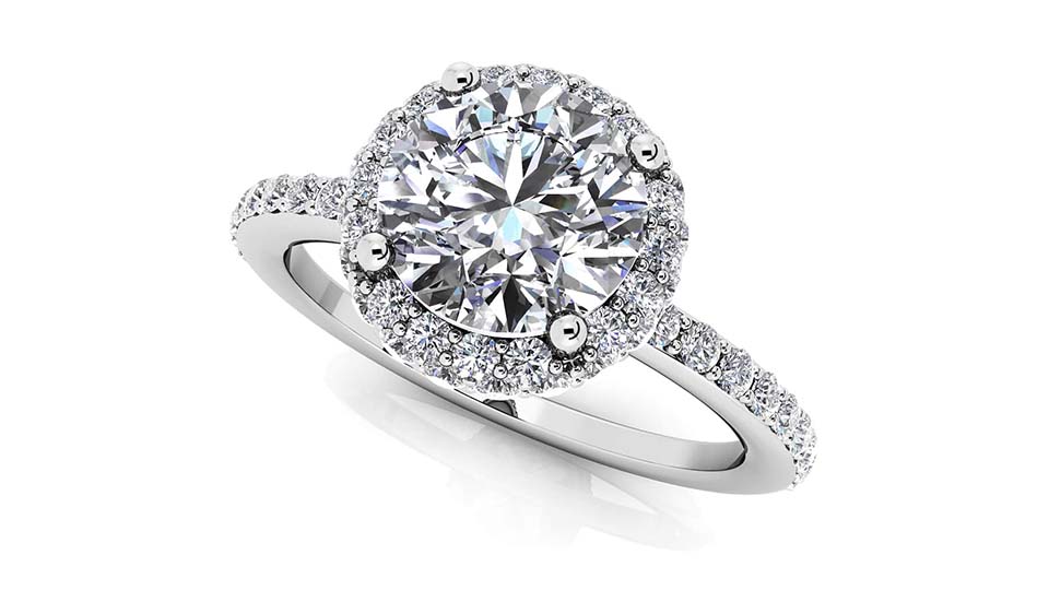 Halo Style Rings